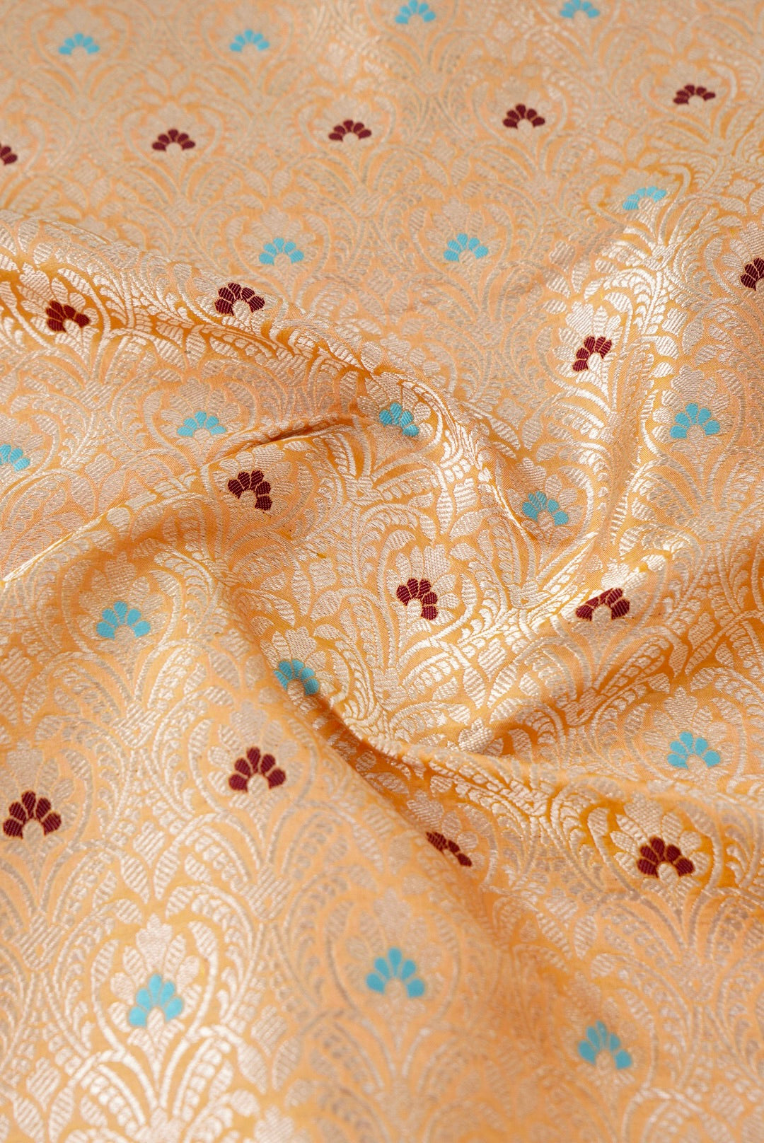 Handloom Pure Brocade Banarasi Fabric
