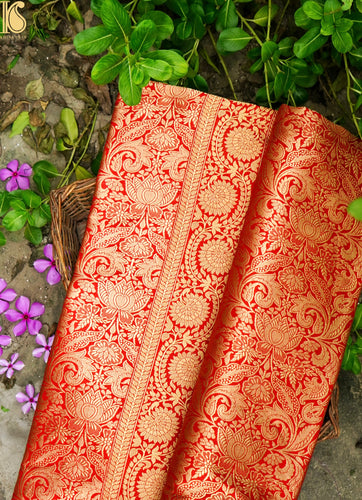 Handloom Banarasi Katan Silk Brocade Saree