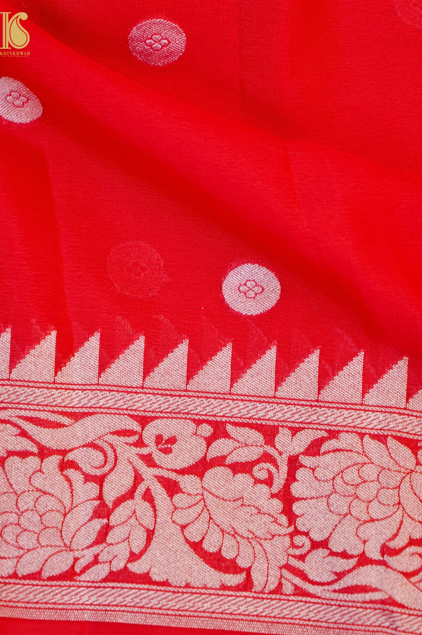 Banarasi Ashrafi Boota Georgette Saree