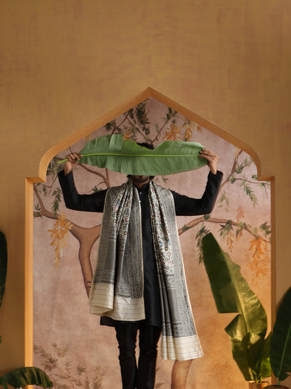 Handloom Banarasi Resham Shikargah Dupatta
