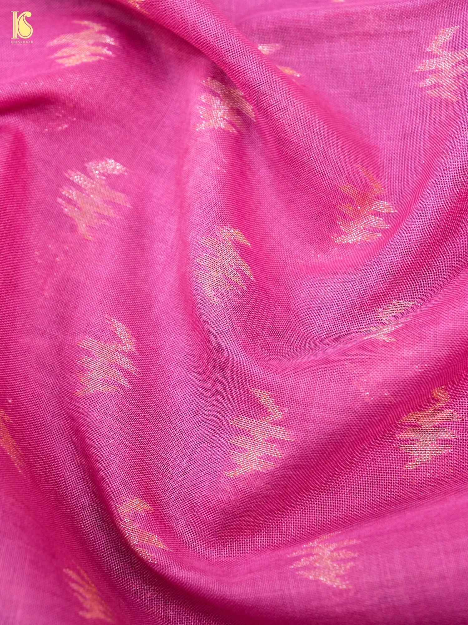Handloom Pure Cotton Banarasi Jamdani Ektara Suit Fabric Set