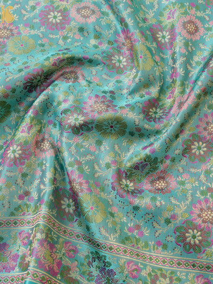 Handloom Banarasi Silk Resham Tanchoi Saree