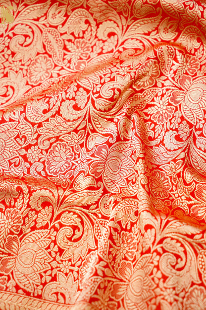 Handloom Banarasi Katan Silk Brocade Saree