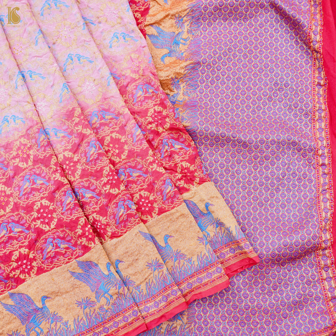 Banarasi Georgette Bandhani Saree