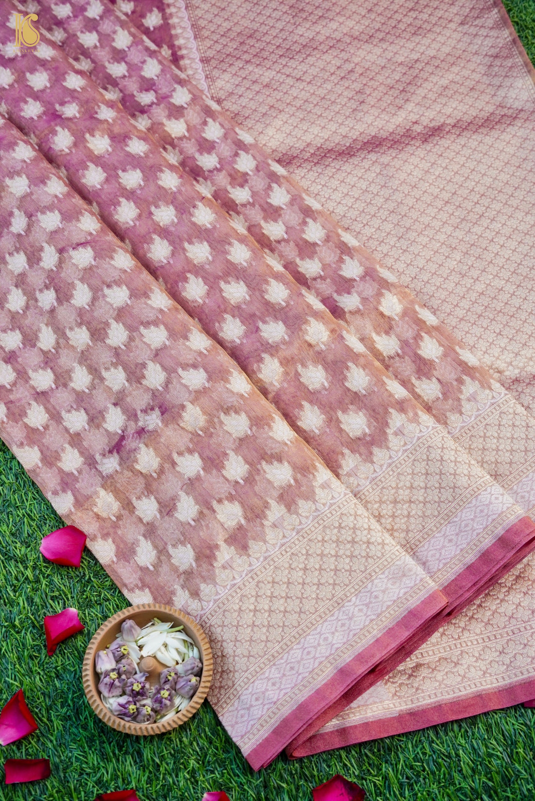 Banarasi Kora by Tissue Saree