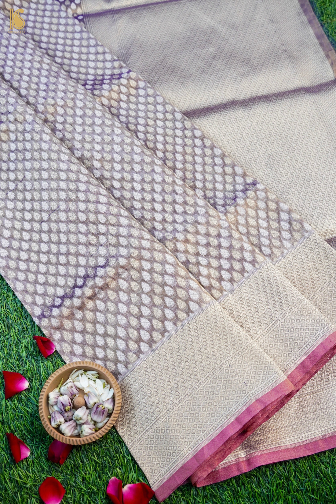 Banarasi Kora by Tissue Saree