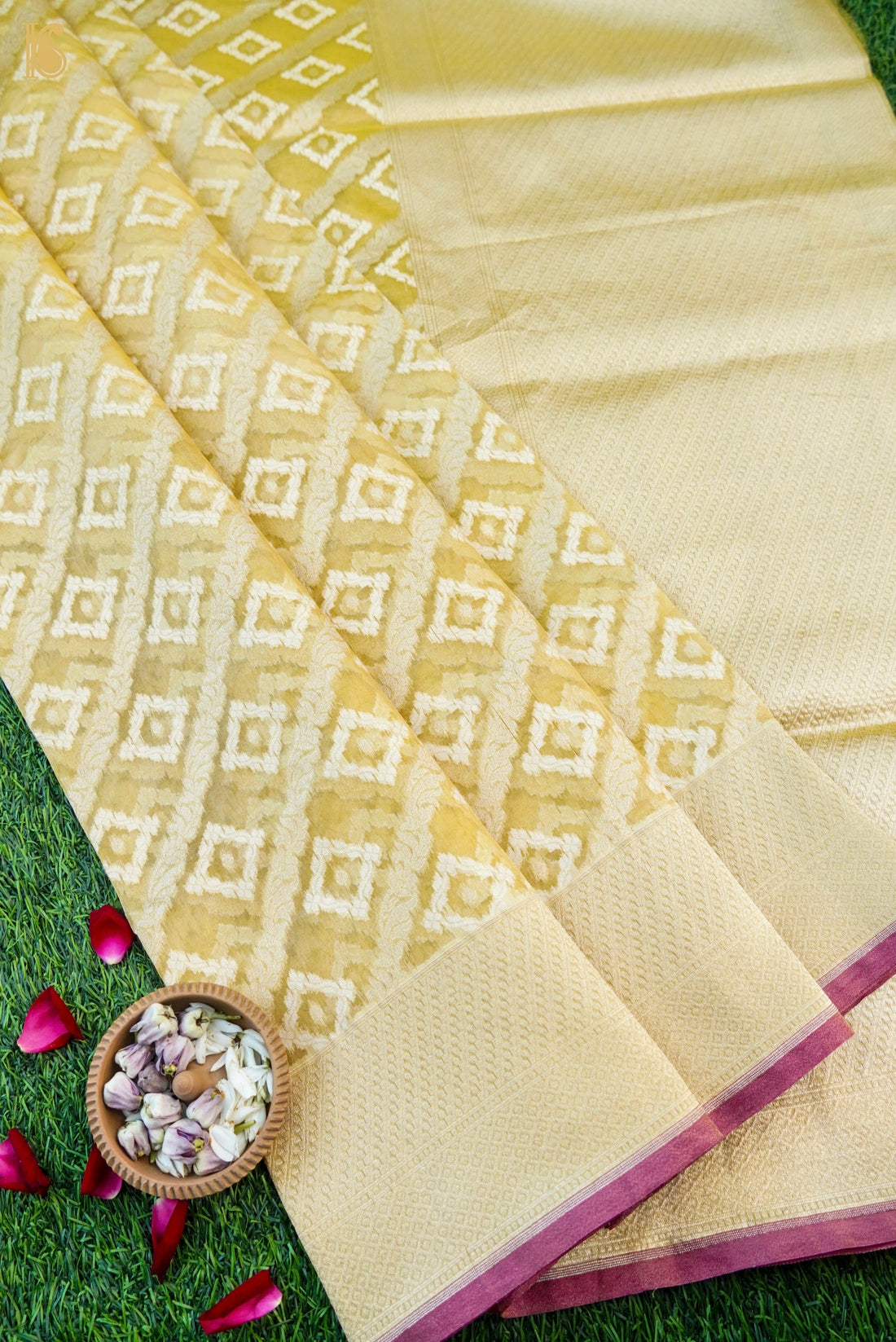 Banarasi Kora by Tissue Saree