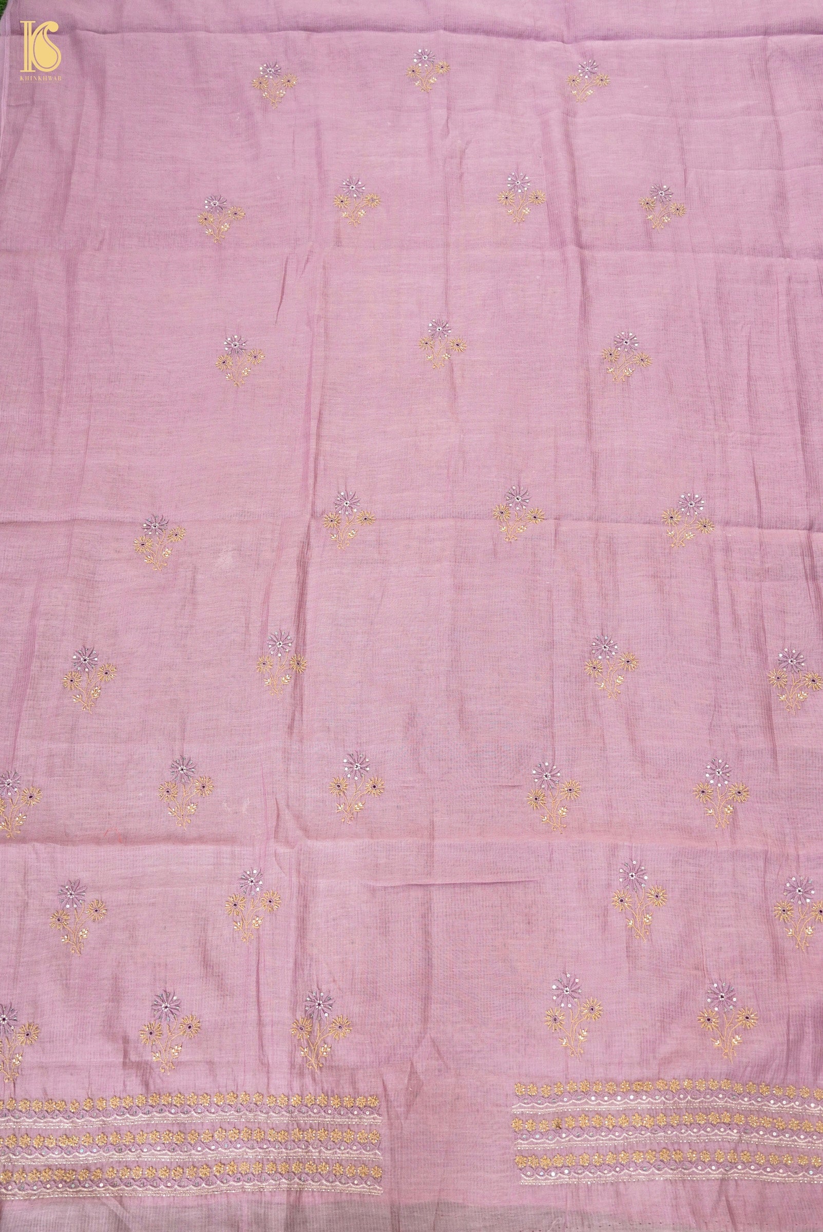 Chikankari Pure Maheshwar Cotton Suit Set