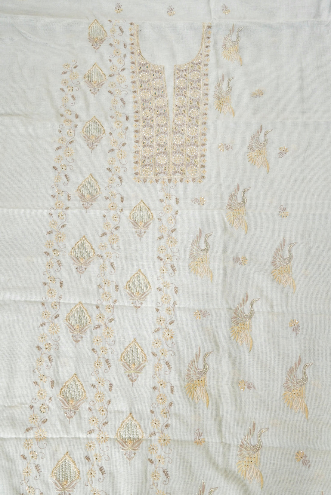 Chikankari Pure Maheshwar Cotton Suit Set