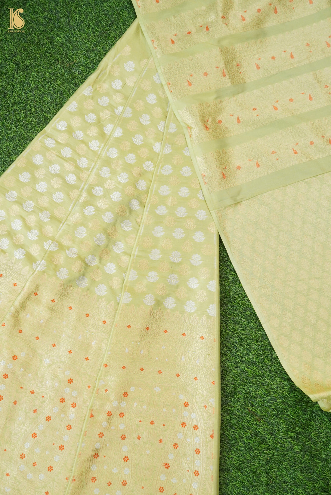 Handloom Banarasi Katan Silk Kalidar Kairavi Lehenga
