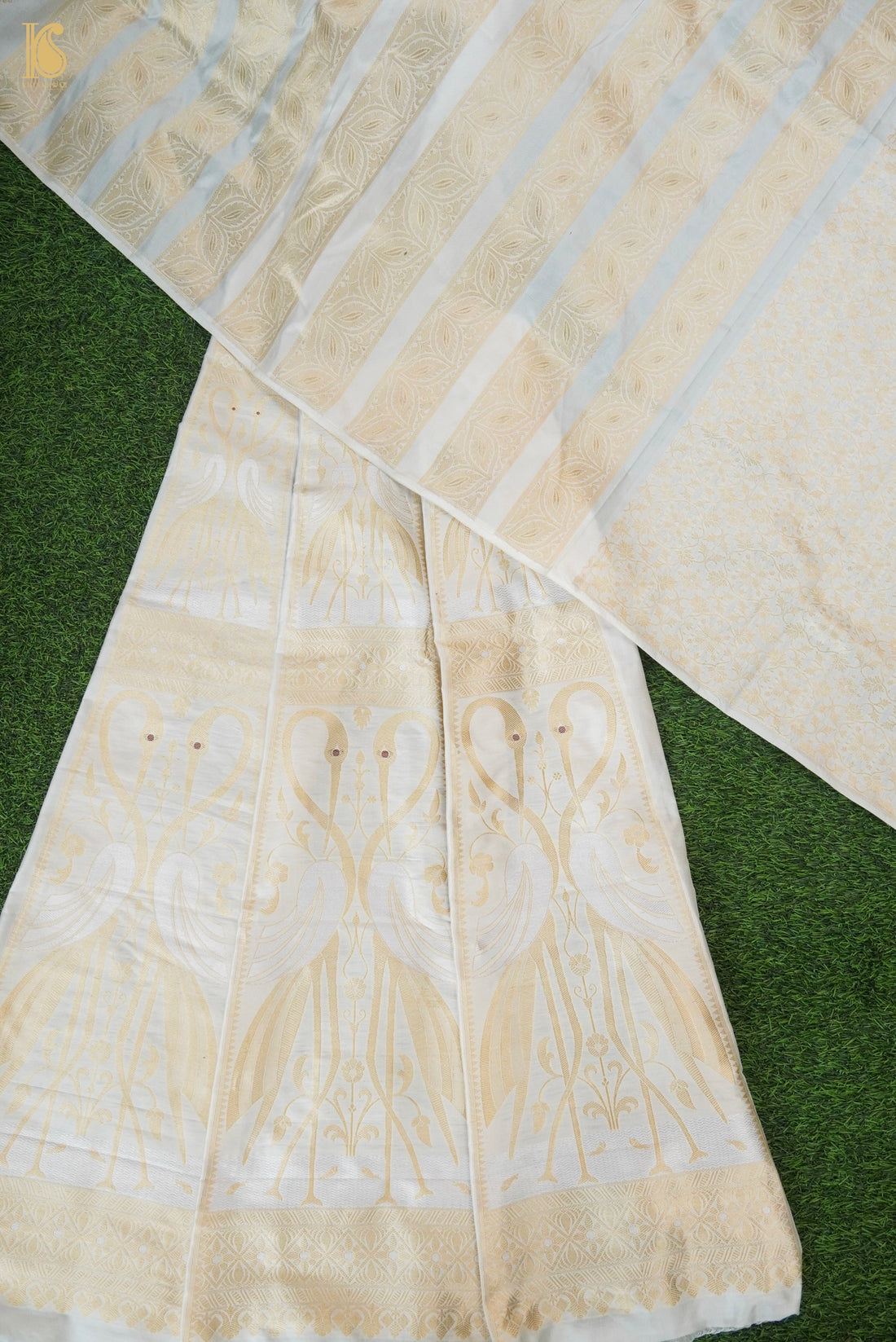 Handloom Banarasi Katan Silk Kalidar Swanwi Lehenga