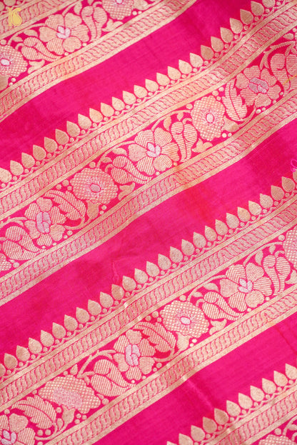 Handloom Banarasi Katan Silk Kalidar Guldasta Lehenga
