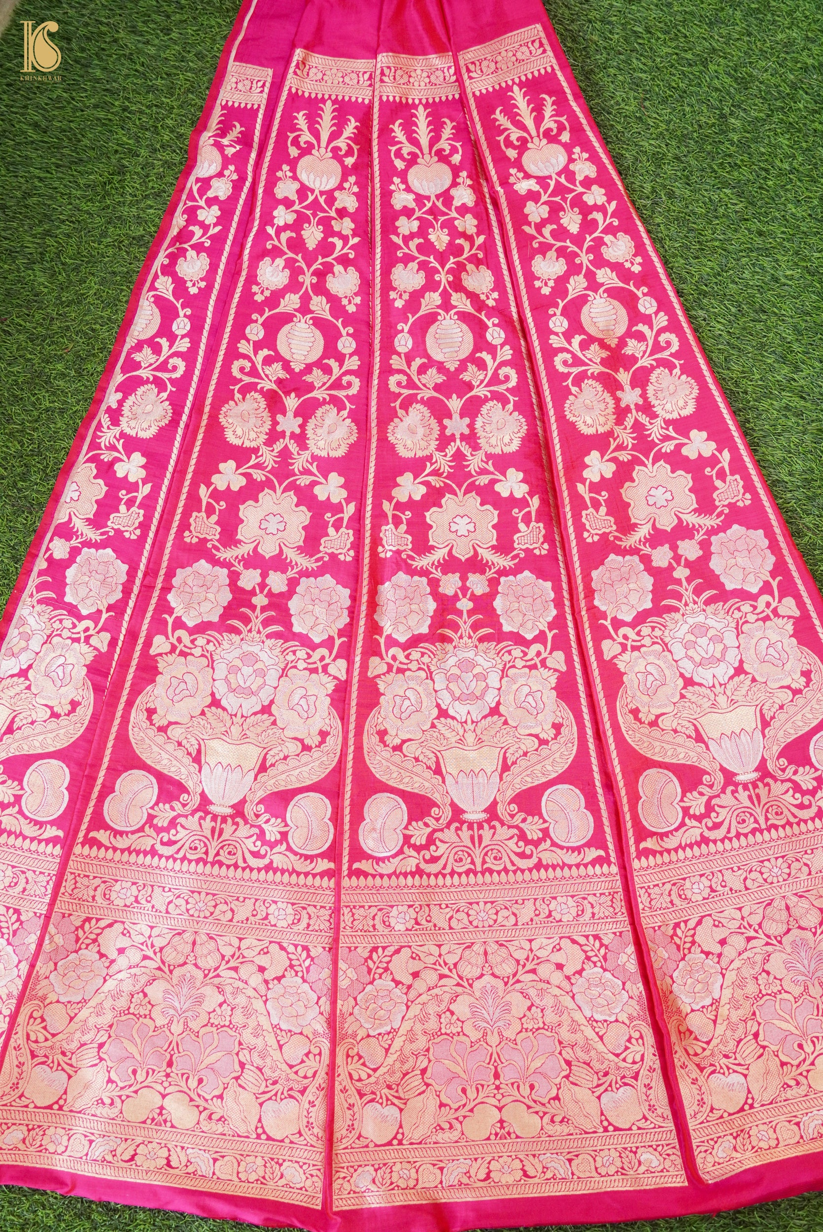 Pure Handloom Banarasi Silk Lehenga | Khinkhwab