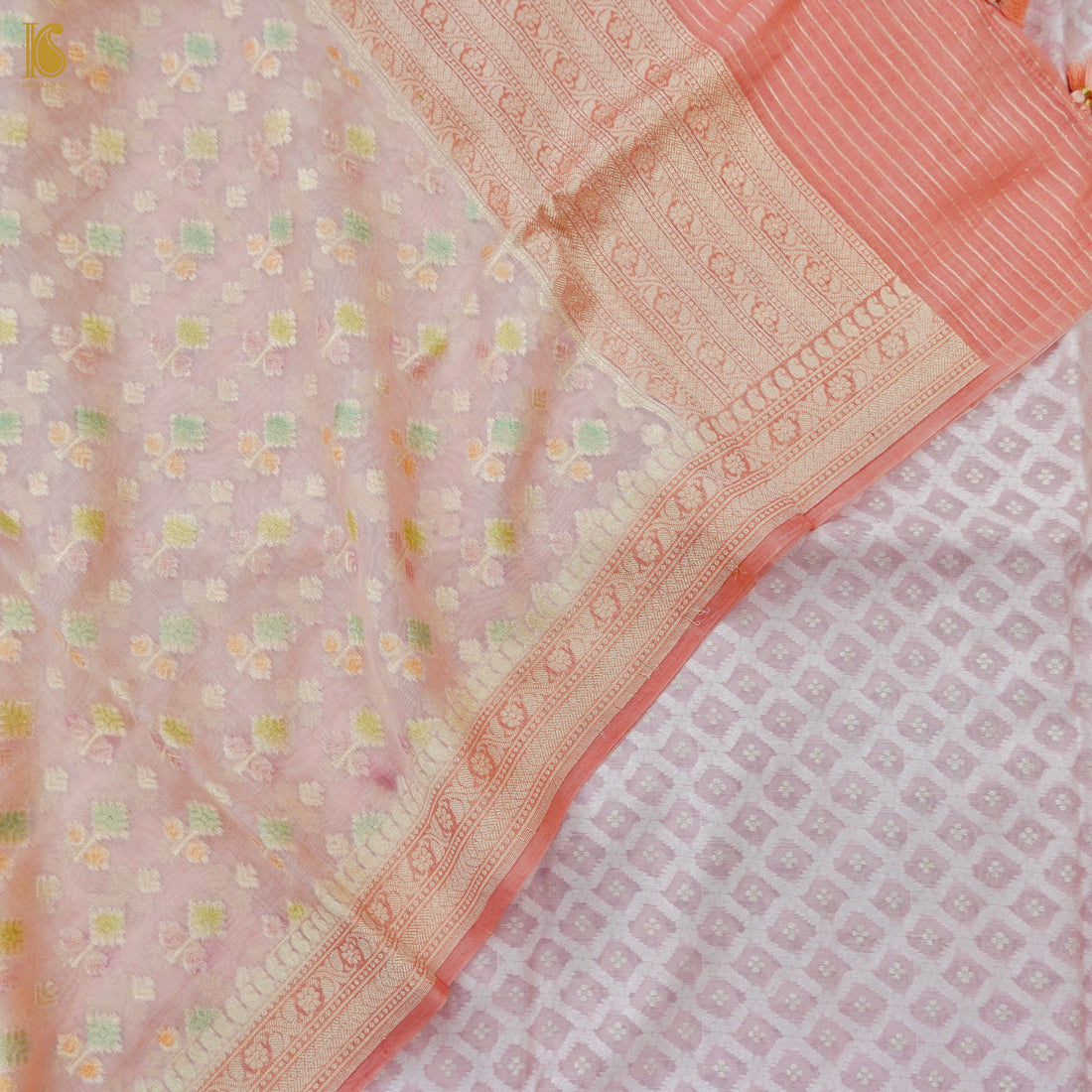 Pure Linen Banarasi Suit Set