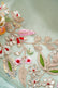 Juanita- Handwoven organza silk saree in persin rose color with embellishment
