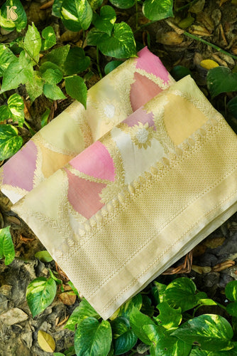 Handloom Banarasi Rangkat Tissue by Silk Saree