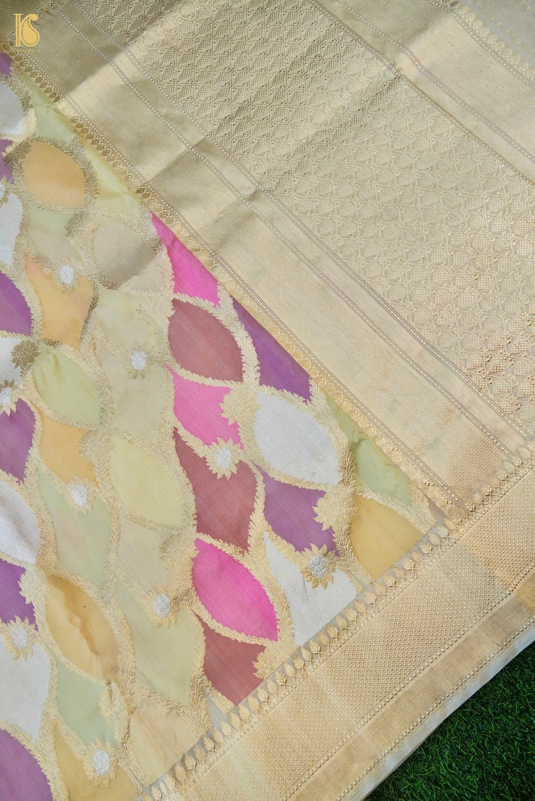 Handloom Banarasi Rangkat Tissue by Silk Saree