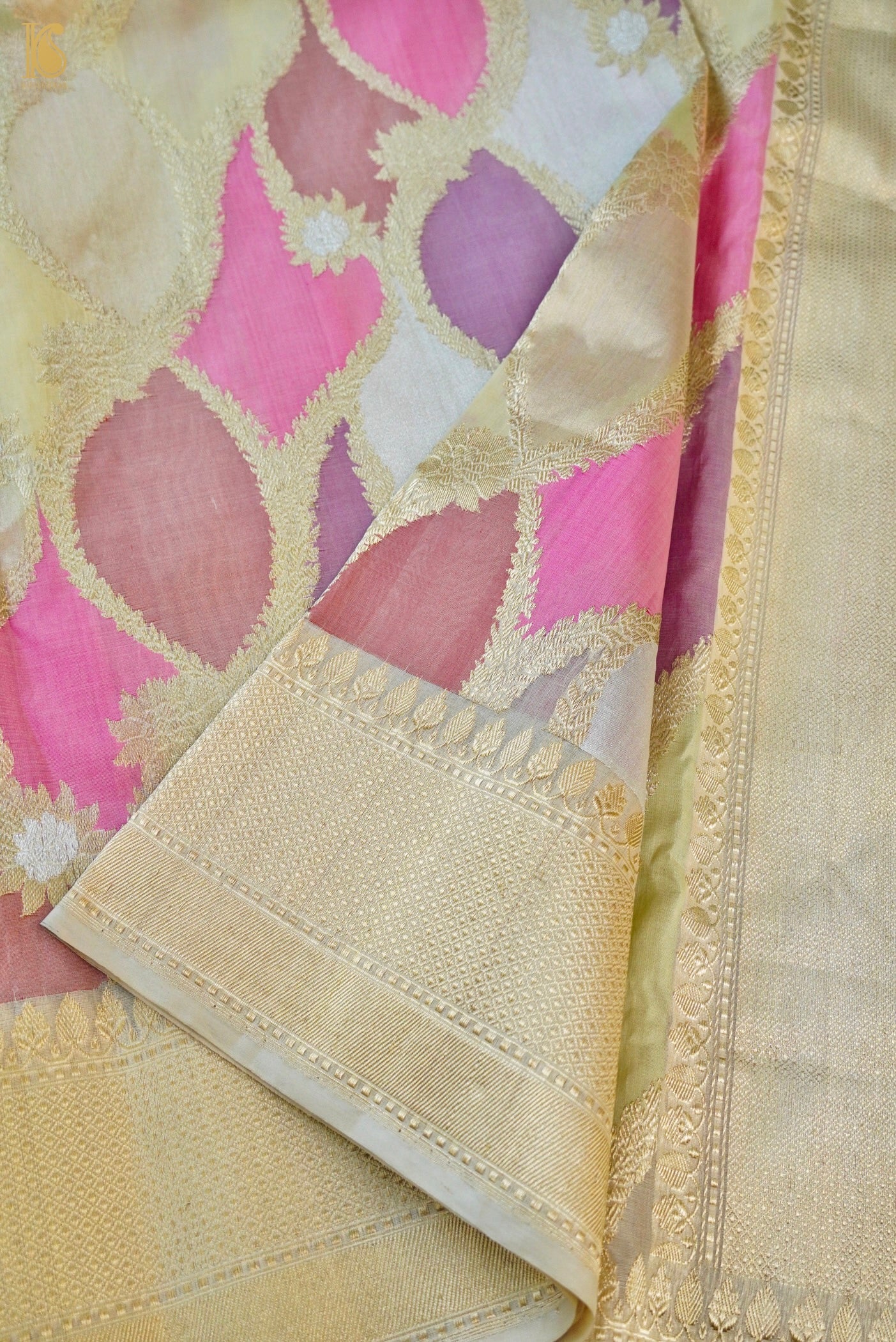 Handloom Banarasi Rangkat Tissue by Silk Saree