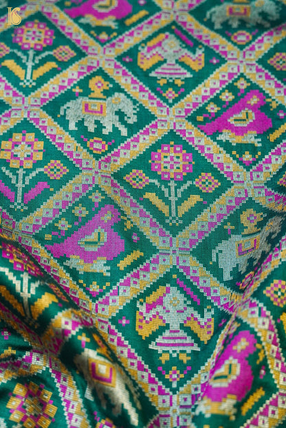 Handwoven Banarasi Katan Silk Patola Saree