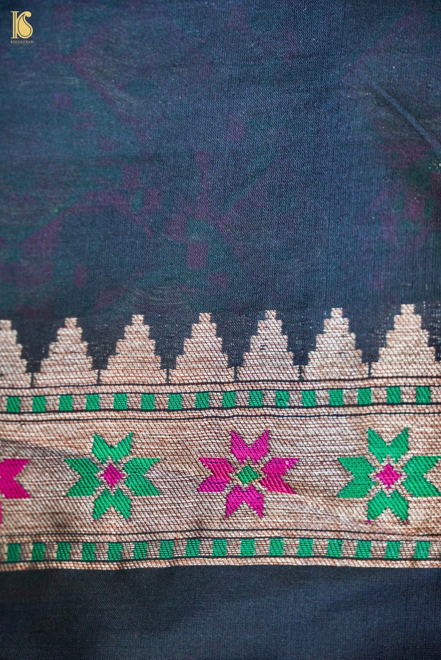 Handwoven Banarasi Katan Silk Patola Saree