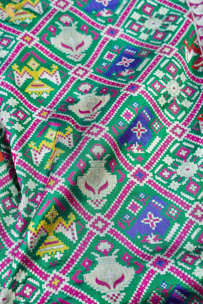 Handwoven Banarasi Katan Silk Patola Saree