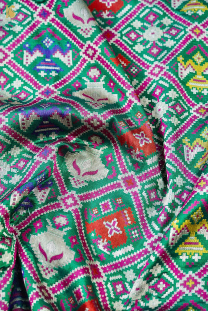 Handwoven Banarasi Katan Silk Patola Saree