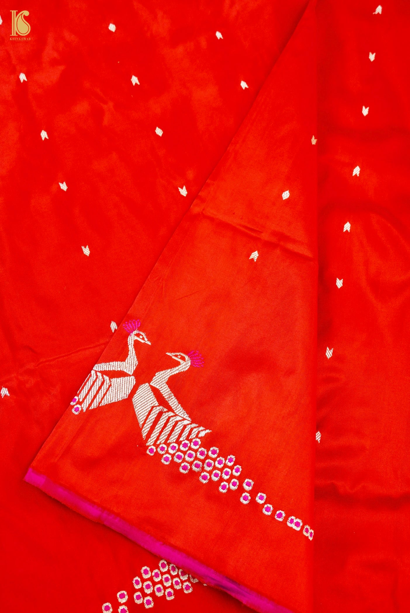 Banarasi Handloom Pure Katan Silk Kadwa Saree