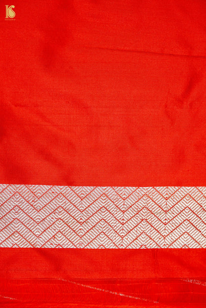 Banarasi Handloom Pure Katan Silk Kadwa Saree