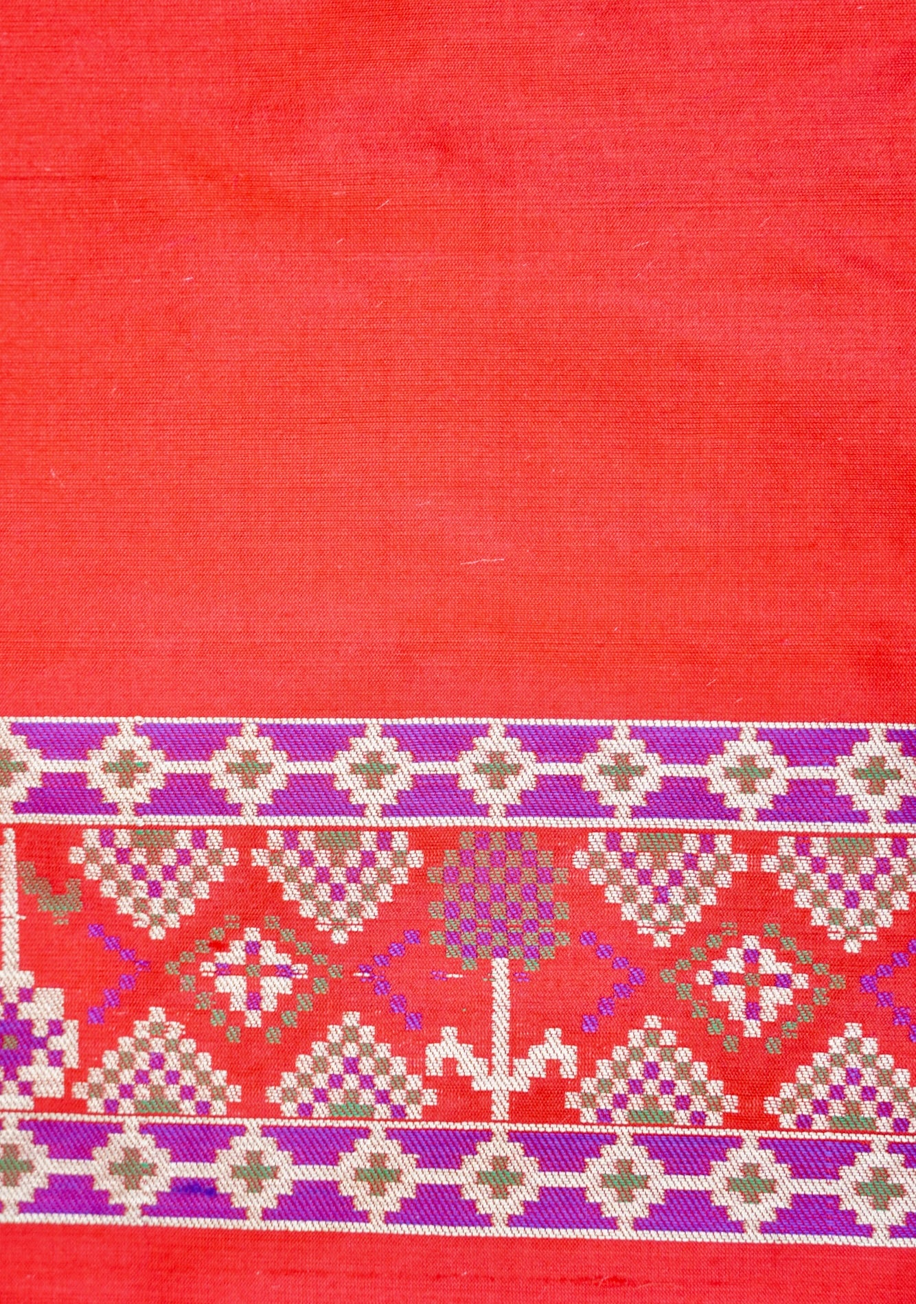 Handwoven Banarasi Katan Silk Patola Saree