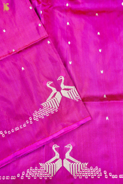 Banarasi Handloom Pure Katan Silk Kadwa Saree