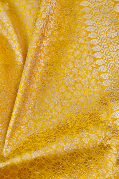 Handloom Banarasi Katan Silk Zari Vasket Saree