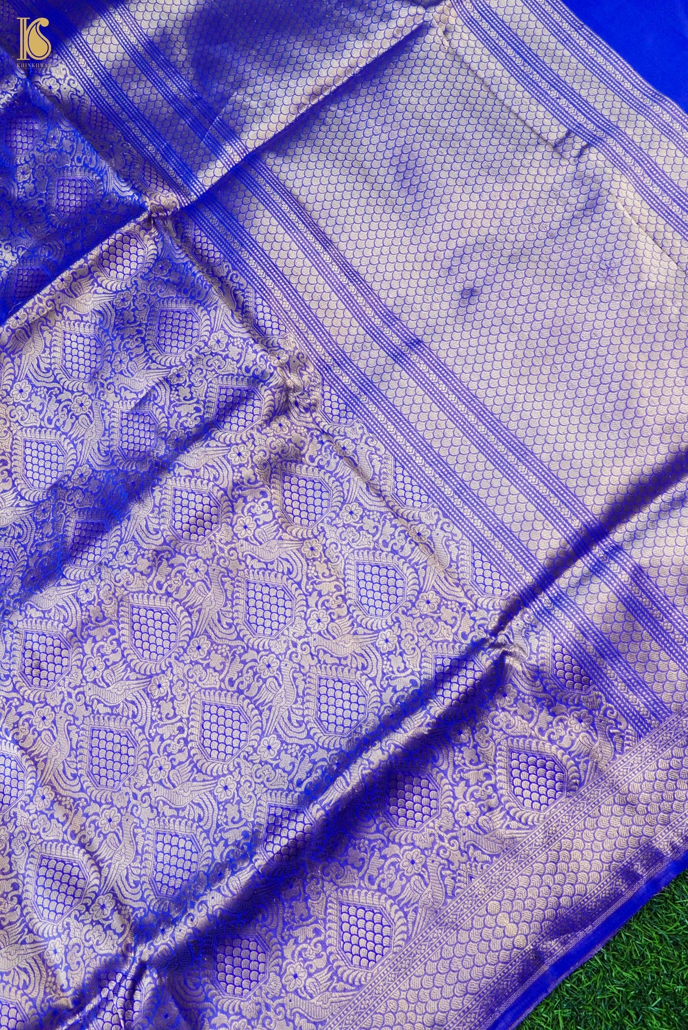 Handloom Banarasi Katan Silk Zari Vasket Saree