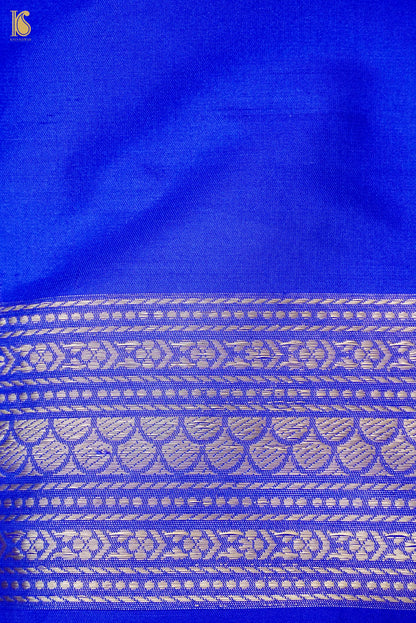 Handloom Banarasi Katan Silk Zari Vasket Saree