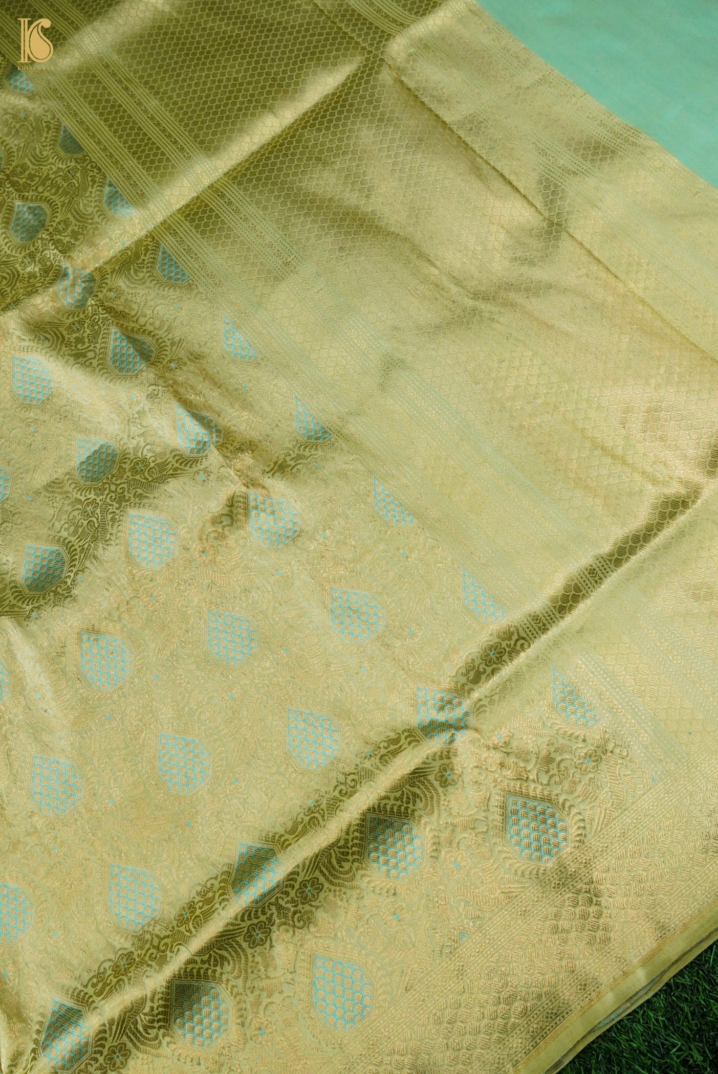 Handloom Banarasi Katan Silk Zari Vasket Saree