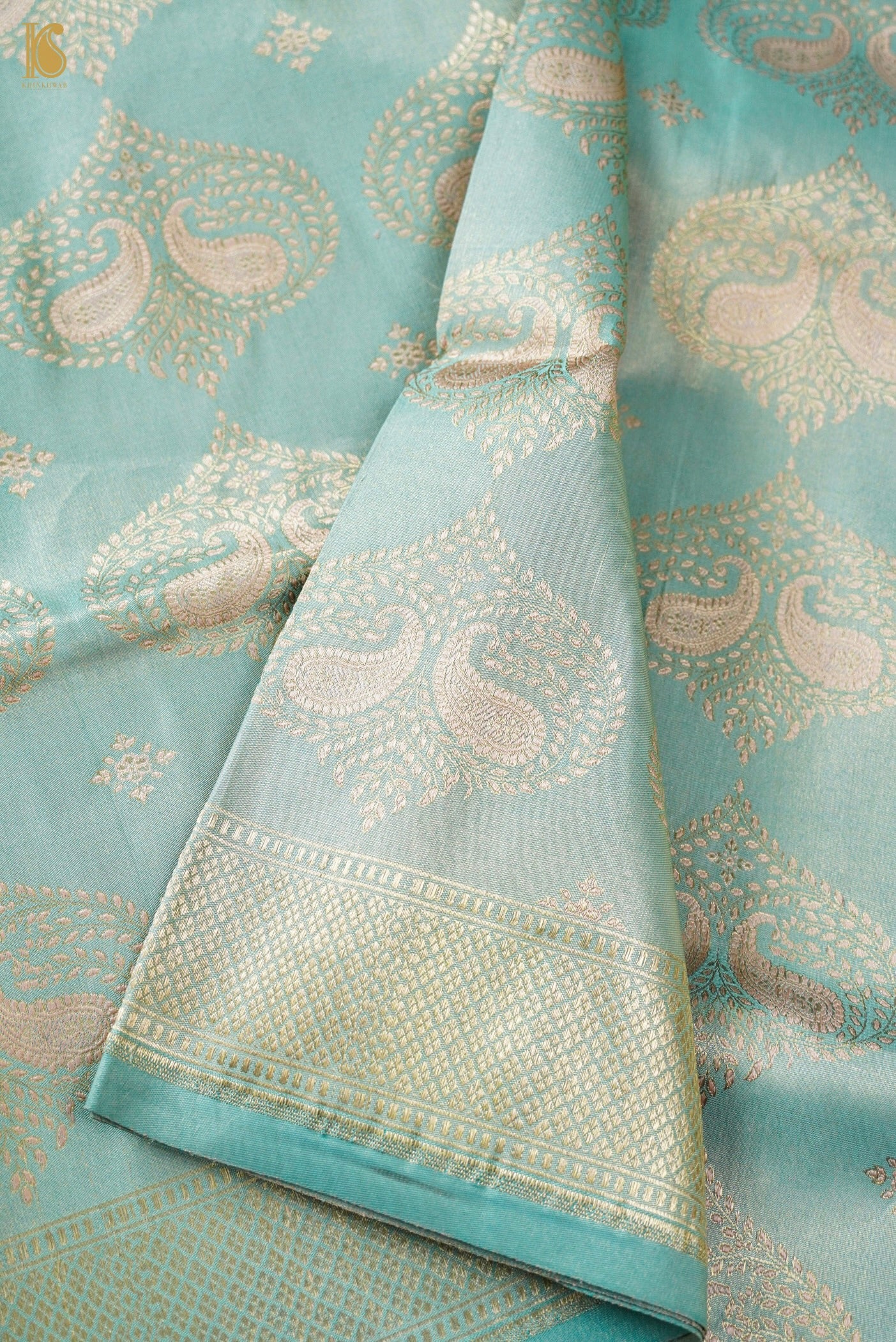 Handloom Banarasi Katan Silk Zari Vasket Saree