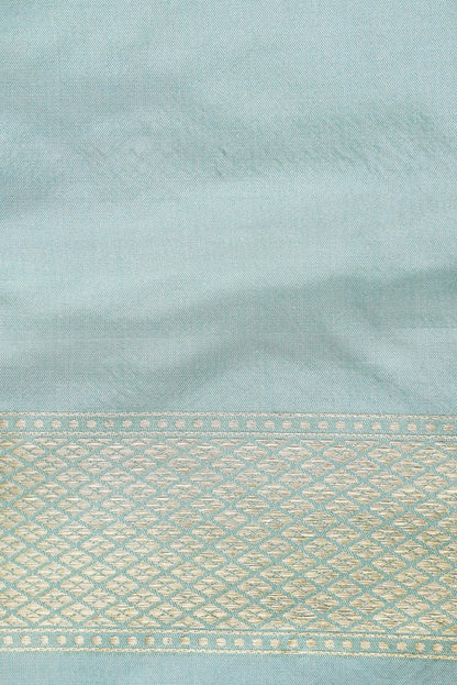 Handloom Banarasi Katan Silk Zari Vasket Saree