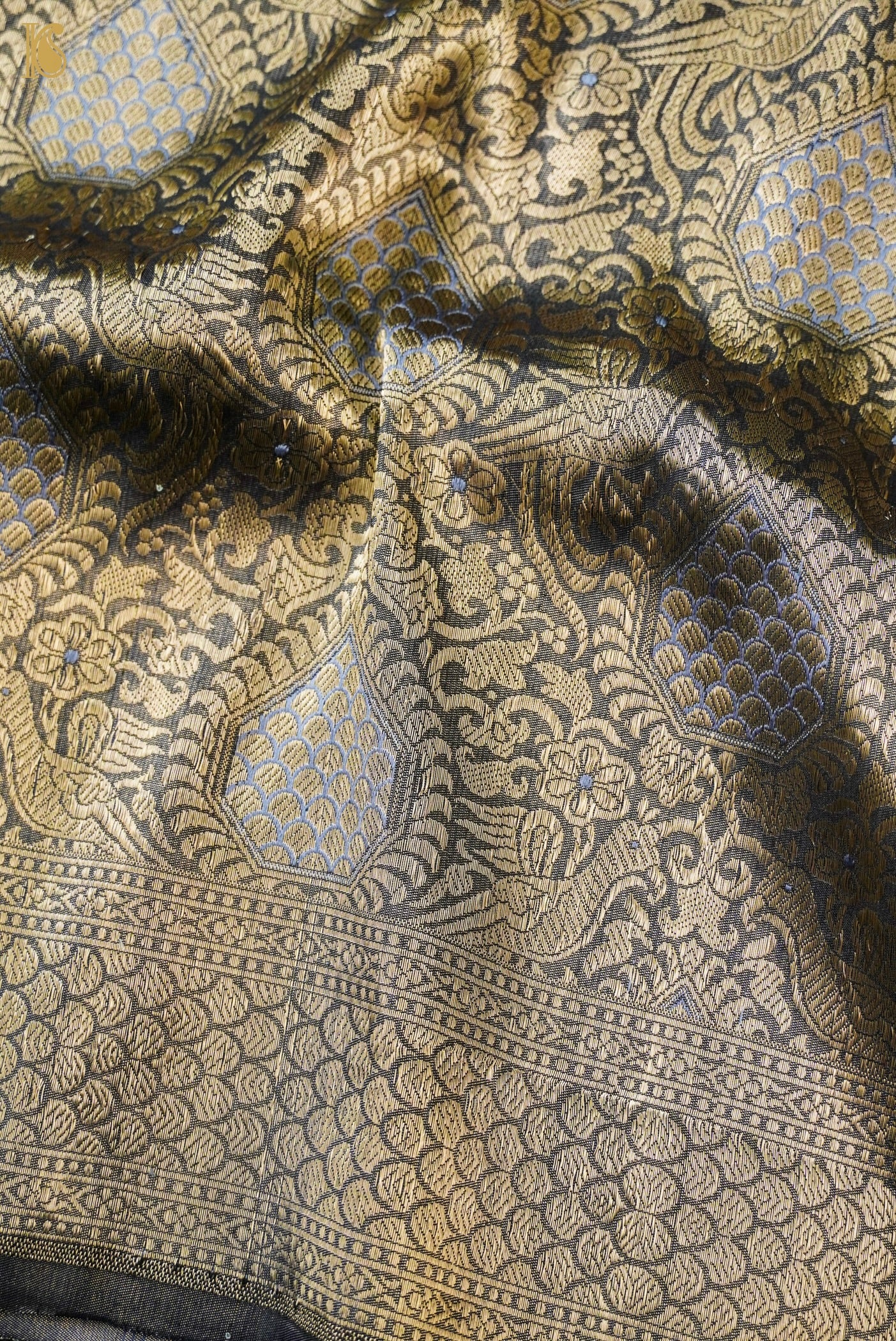 Handloom Banarasi Katan Silk Zari Vasket Saree