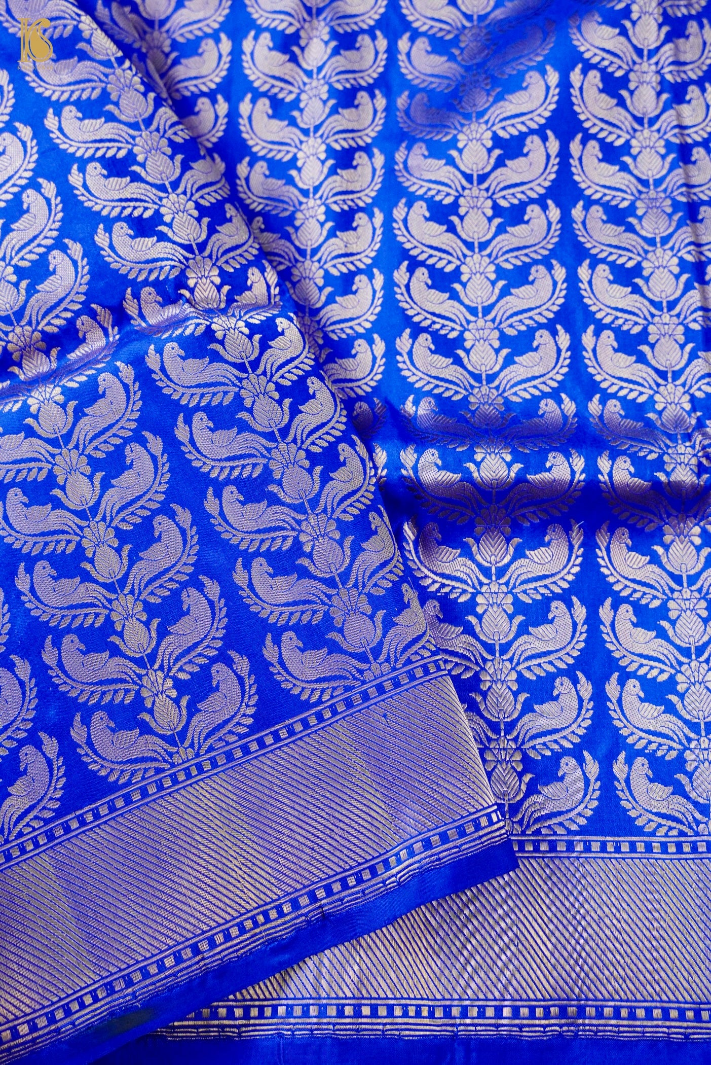 Handloom Banarasi Katan Silk Zari Vasket Saree