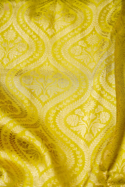 Handloom Banarasi Katan Silk Zari Vasket Saree