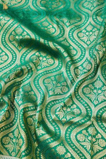 Handloom Banarasi Katan Silk Zari Vasket Saree