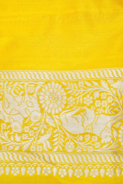 Handwoven Banarasi Katan Silk Kadwa Shikargah Saree