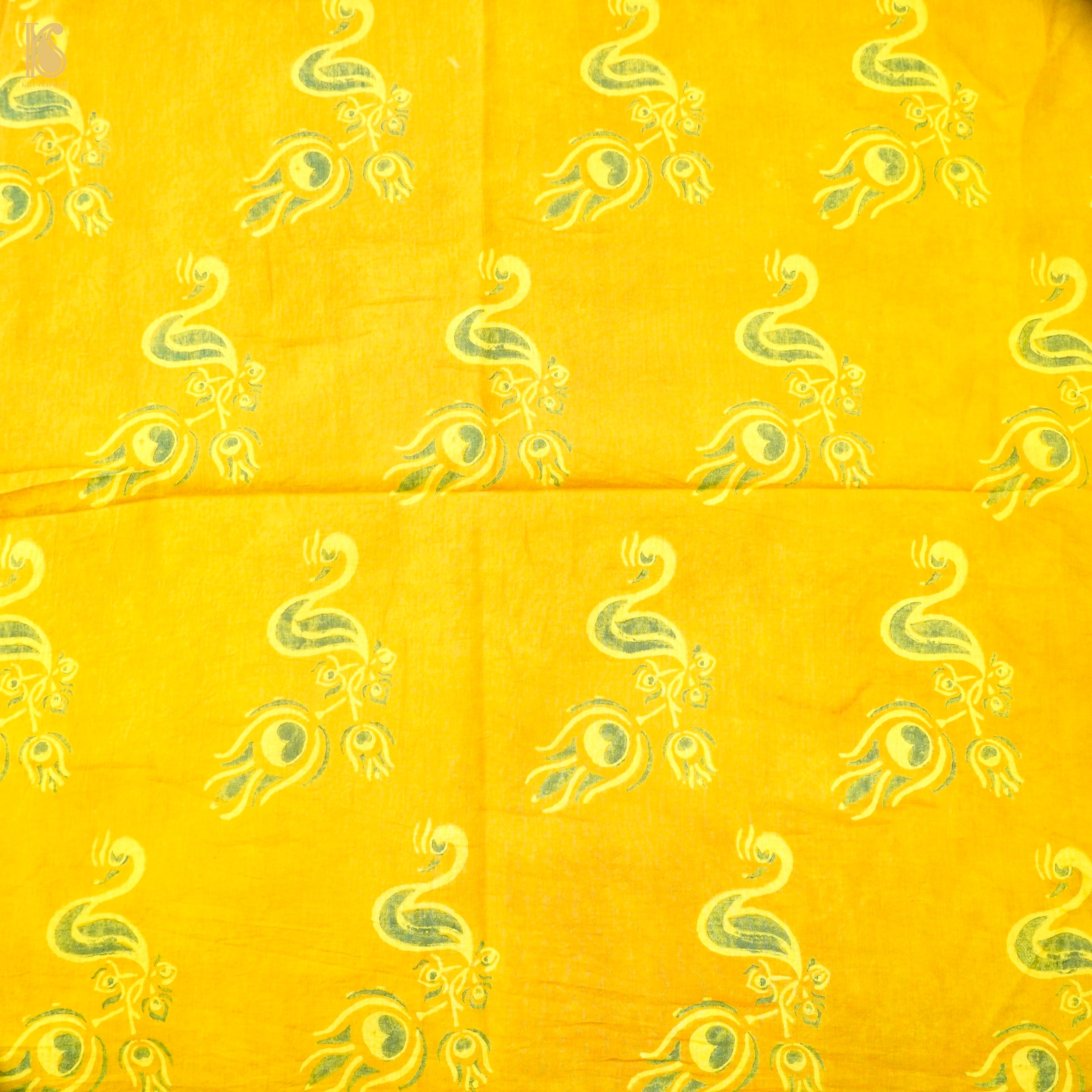 Hand Block Ajrakh Mul Cotton Fabric