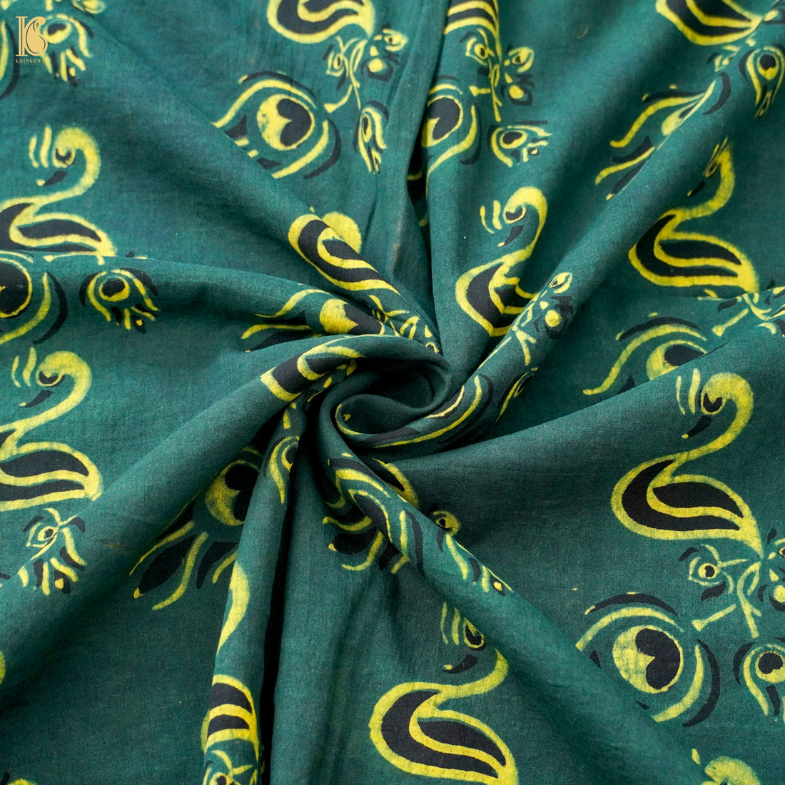 Hand Block Ajrakh Mul Cotton Fabric