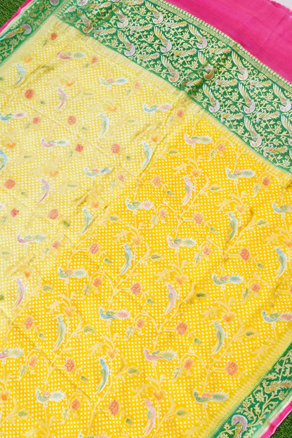 Banarasi Georgette Birds Dupatta