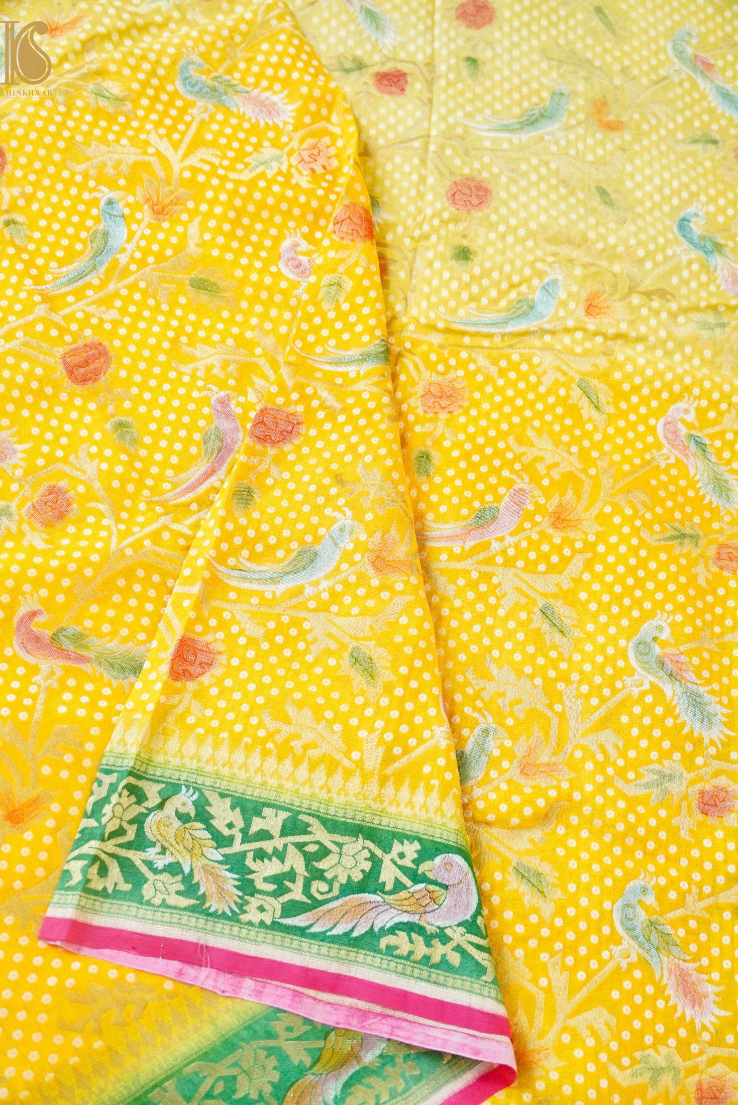 Banarasi Georgette Birds Dupatta