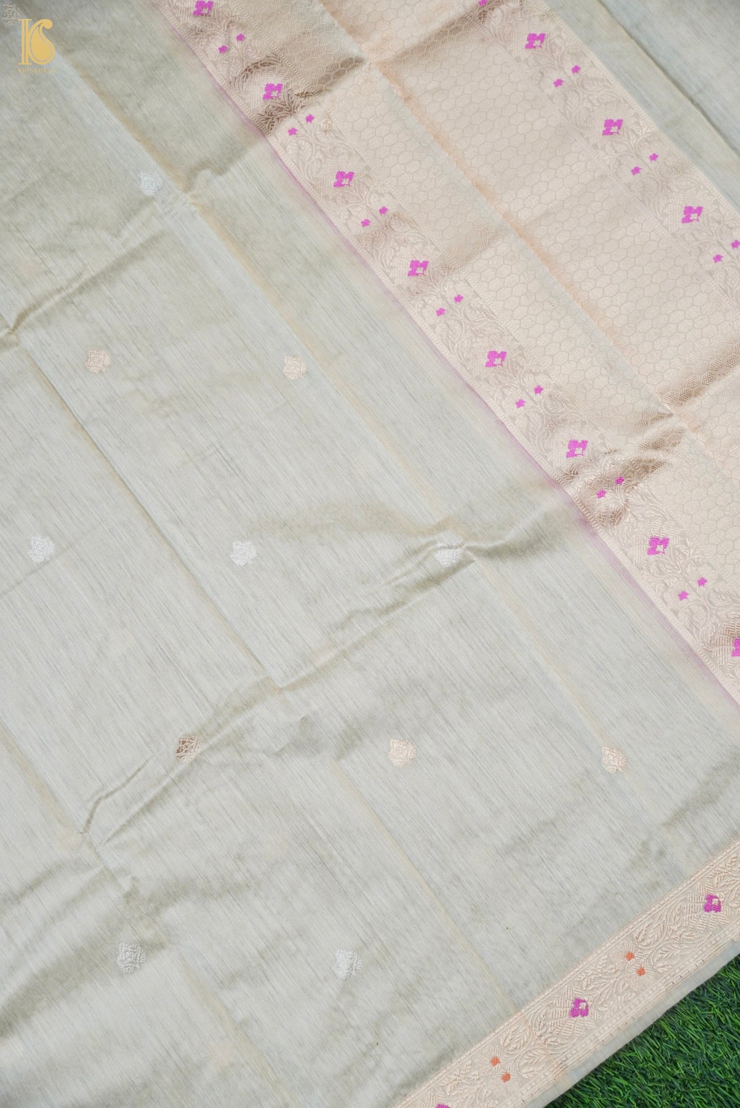 Moonga Silk Handloom Banarasi Suit Fabric