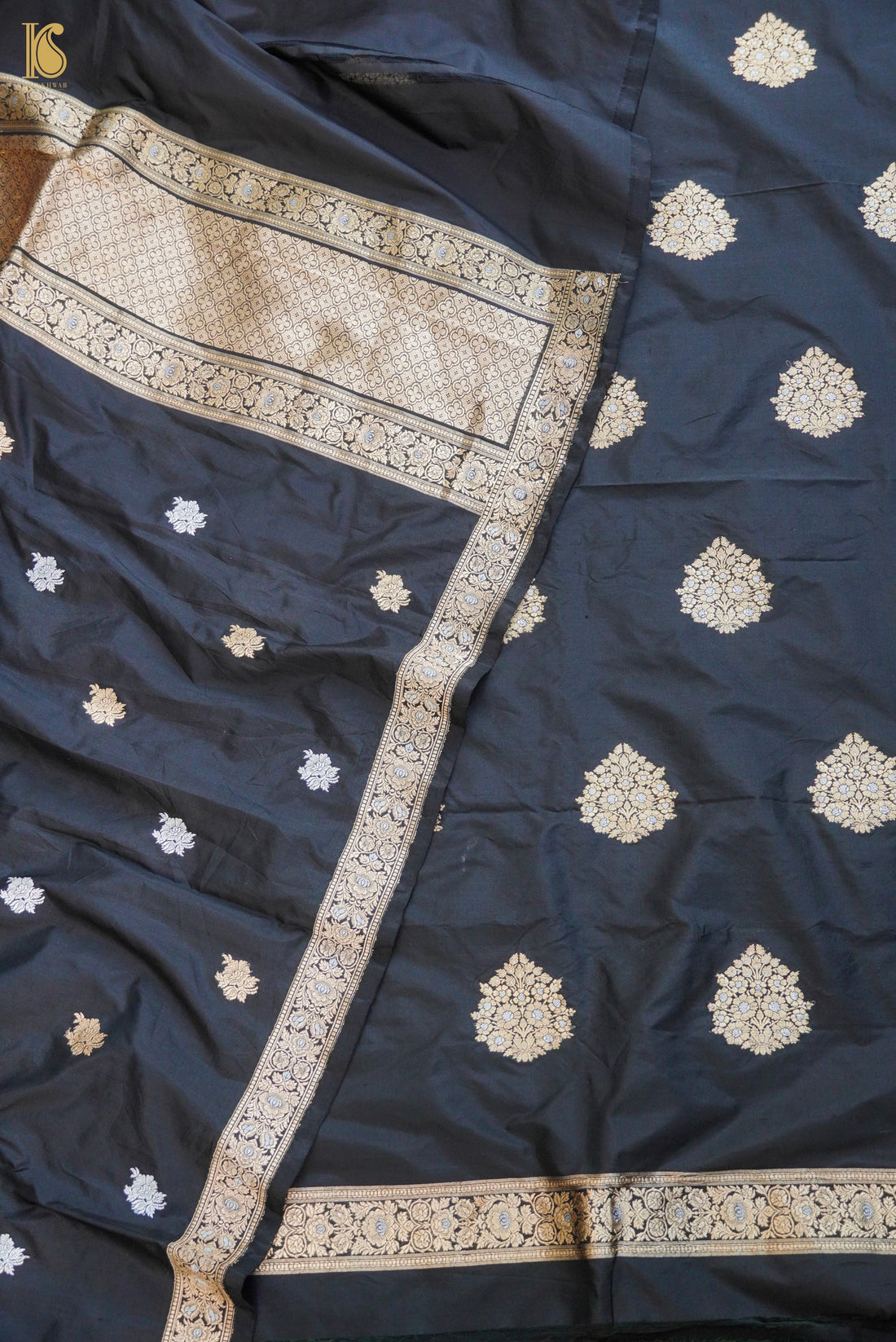 Handwoven Banarasi Katan Silk Suit Fabric Set