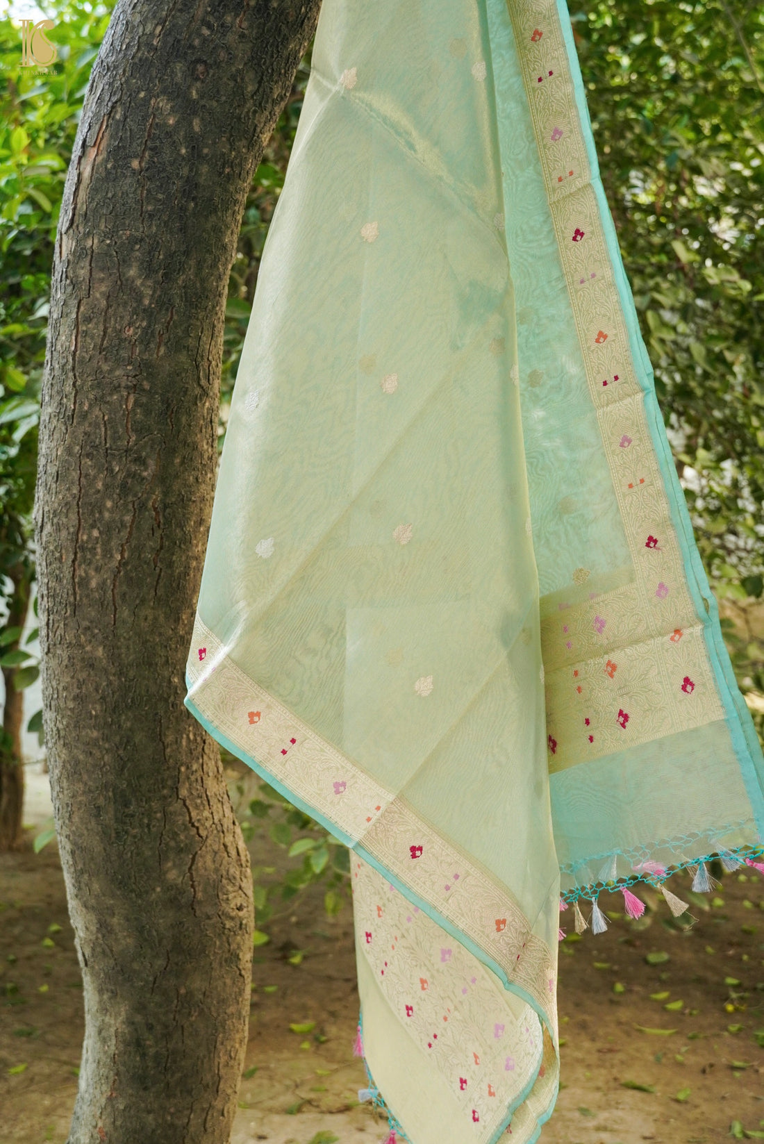 Handloom Banarasi Tissue Silk Dupatta