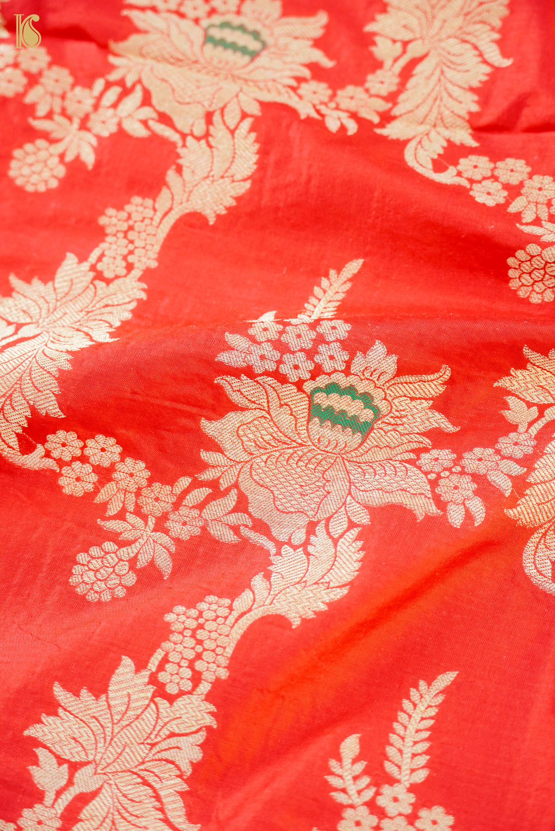 Brocade Banarasi Handloom Silk Fabric