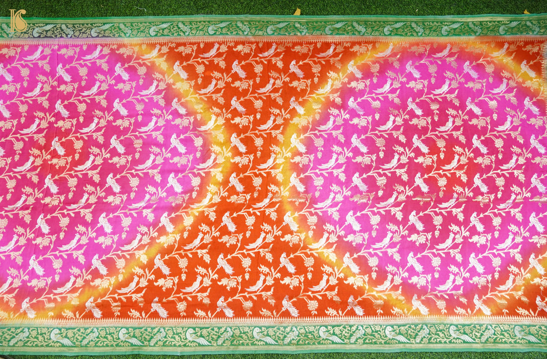 Banarasi Georgette Birds Dupatta